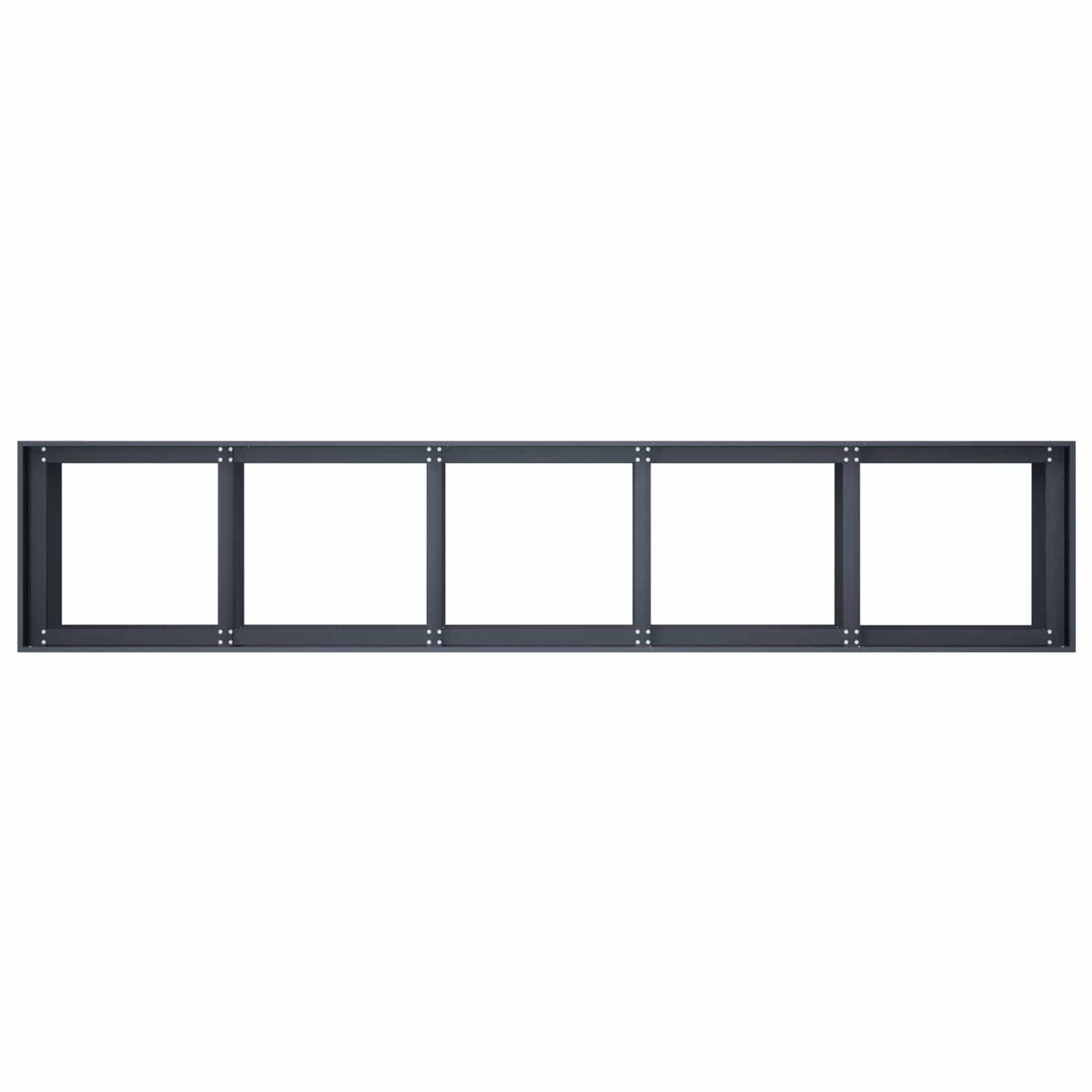 Plantenbak Antraciet 200 x 40 x 60 cm Koudgewalst staal