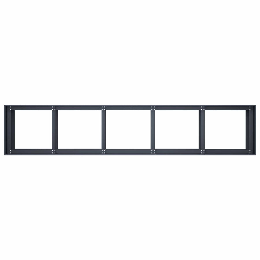 Plantenbak Antraciet 200 x 40 x 60 cm Koudgewalst staal