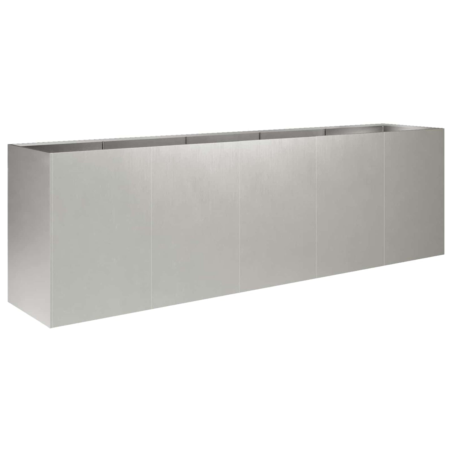 Plantenbak zilver 200 x 40 x 60 cm Roestvrij staal