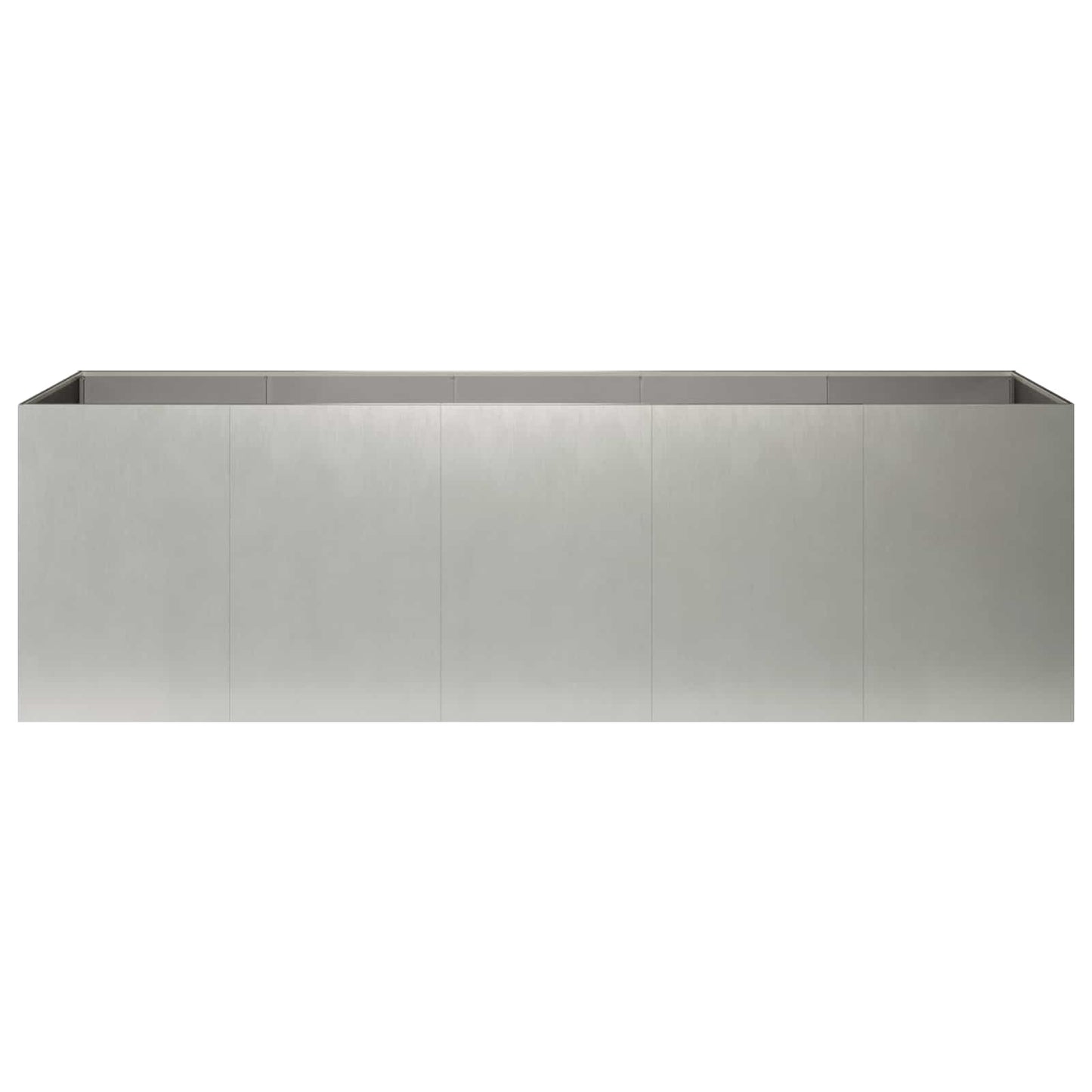Plantenbak zilver 200 x 40 x 60 cm Roestvrij staal