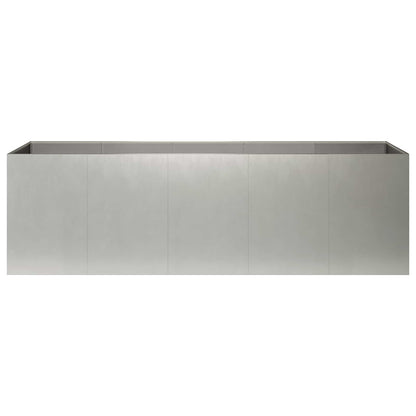 Plantenbak zilver 200 x 40 x 60 cm Roestvrij staal