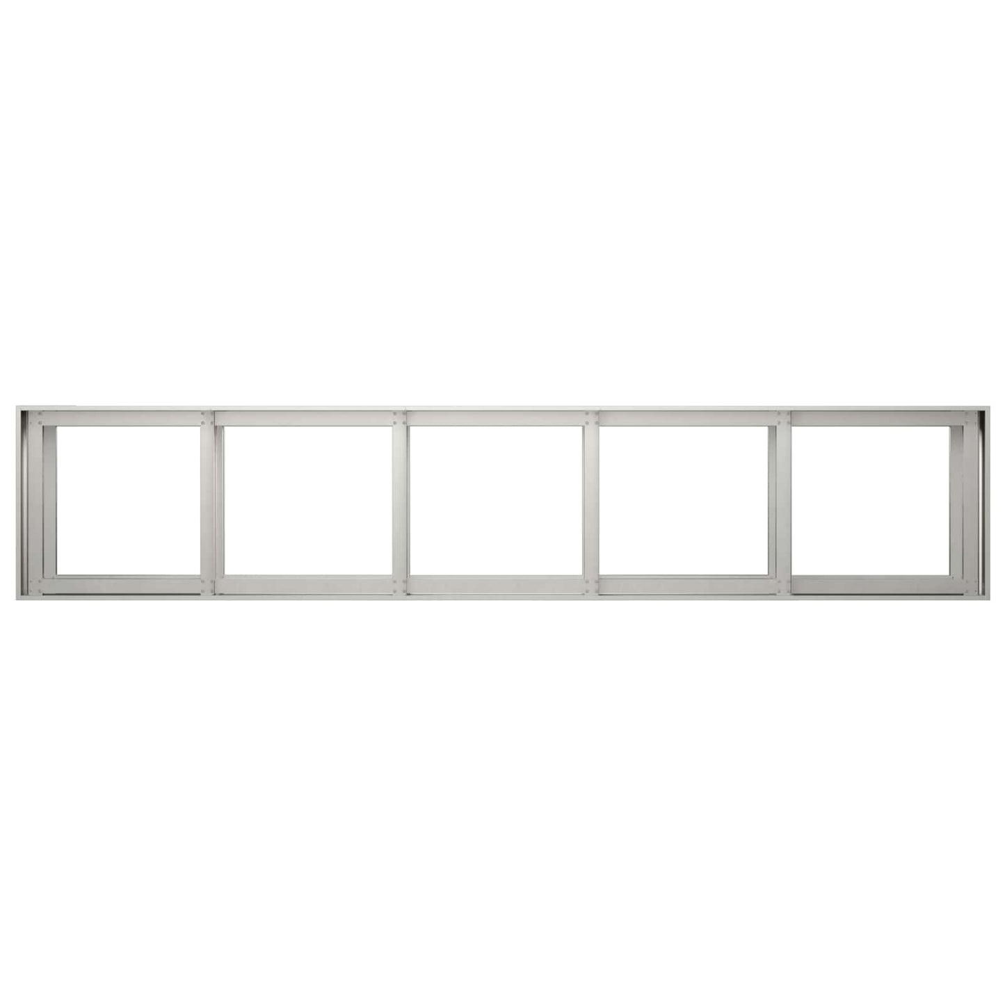 Plantenbak zilver 200 x 40 x 60 cm Roestvrij staal