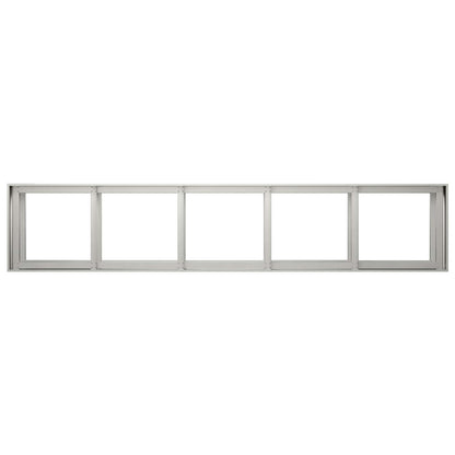 Plantenbak zilver 200 x 40 x 60 cm Roestvrij staal