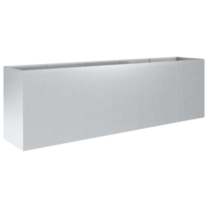 Plantenbak zilver 200 x 40 x 60 cm Gegalvaniseerd staal