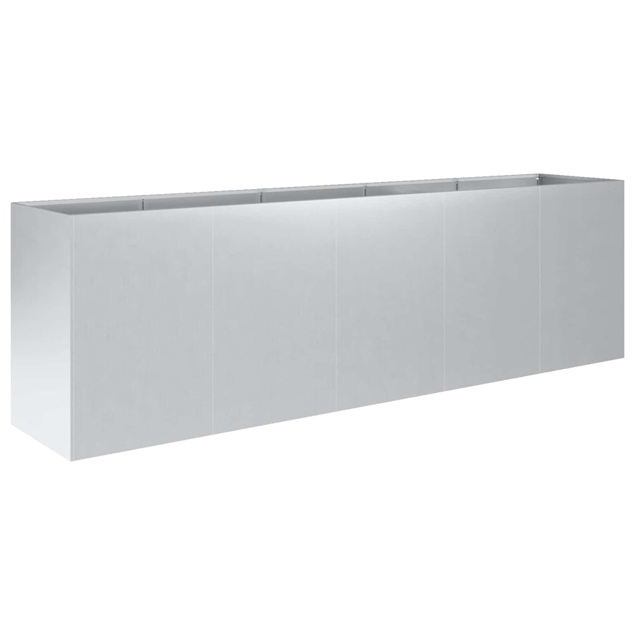 Plantenbak zilver 200 x 40 x 60 cm Gegalvaniseerd staal