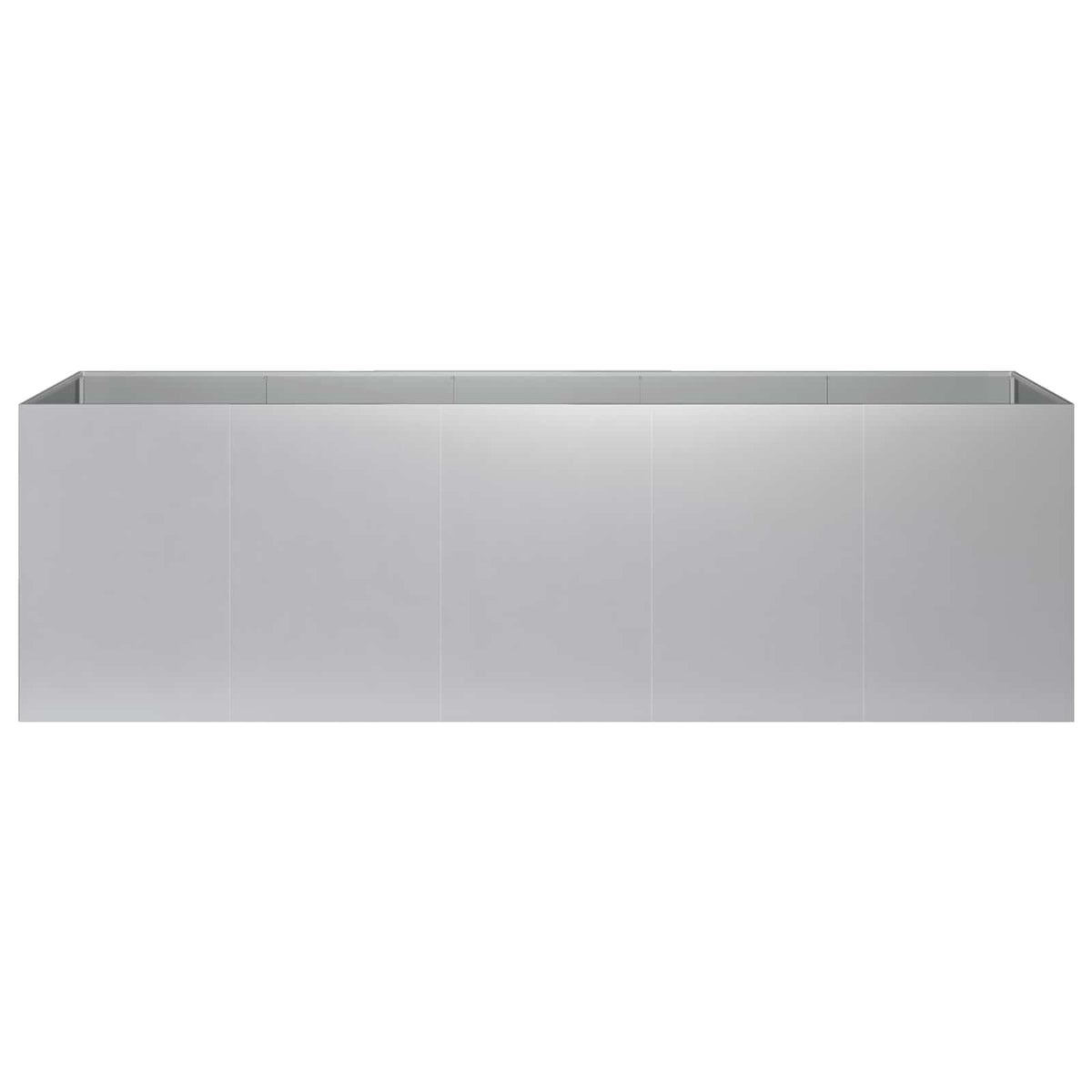 Plantenbak zilver 200 x 40 x 60 cm Gegalvaniseerd staal
