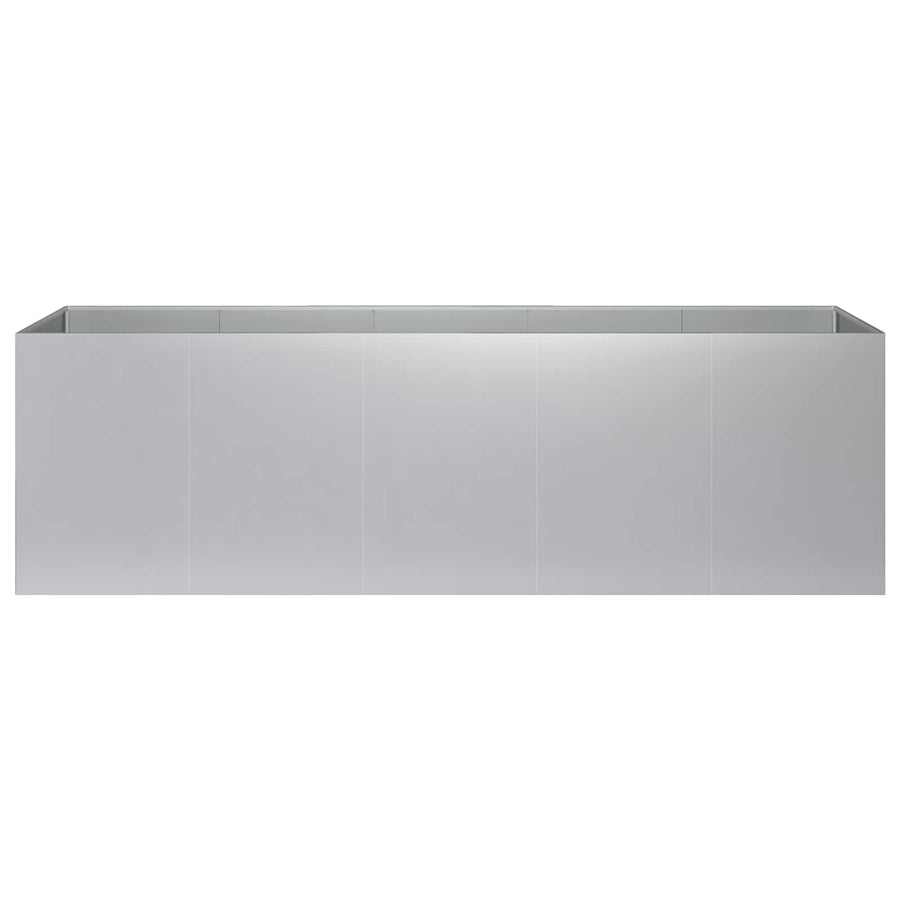 Plantenbak zilver 200 x 40 x 60 cm Gegalvaniseerd staal