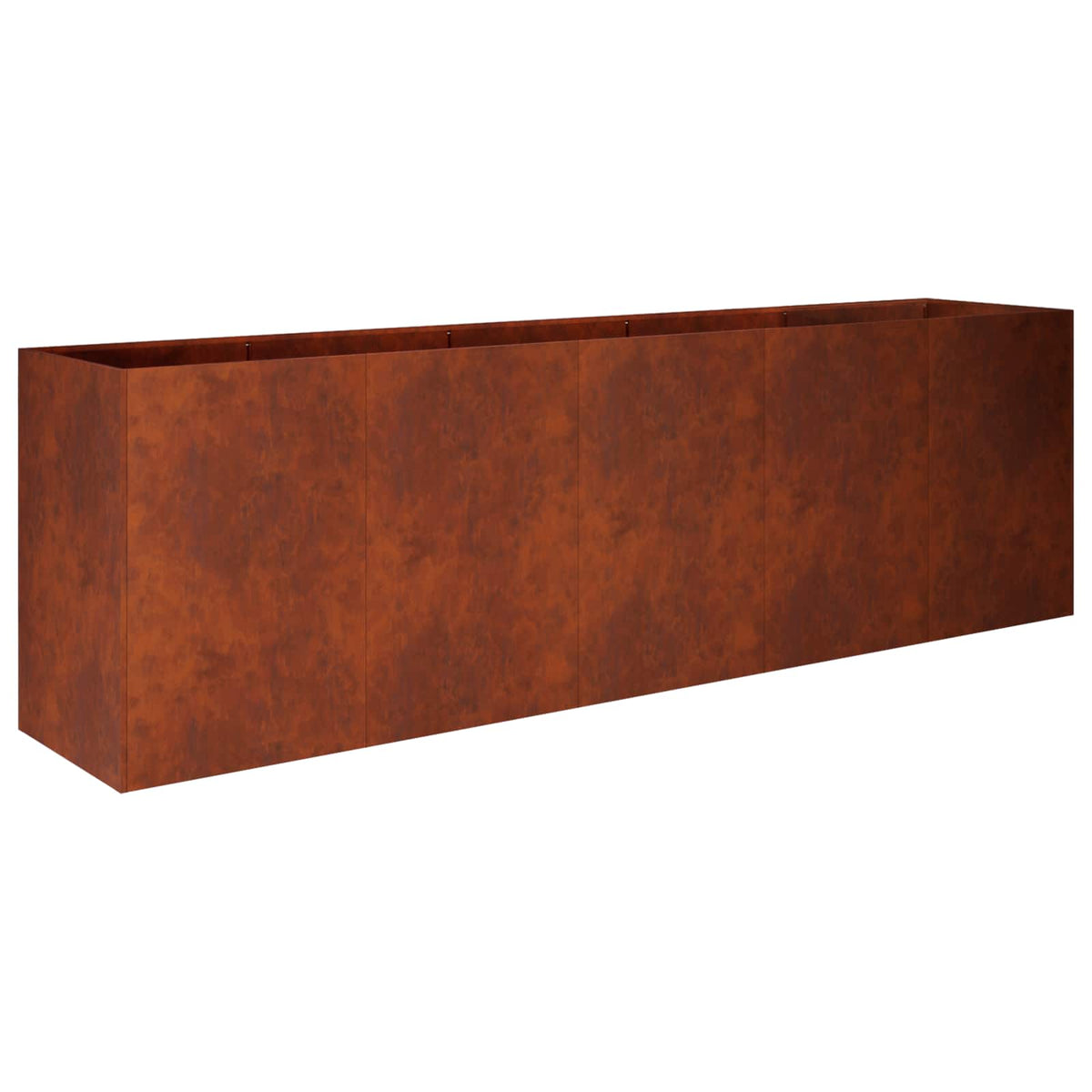 Plantenbak Roestkleurig 200 x 40 x 60 cm weervast staal