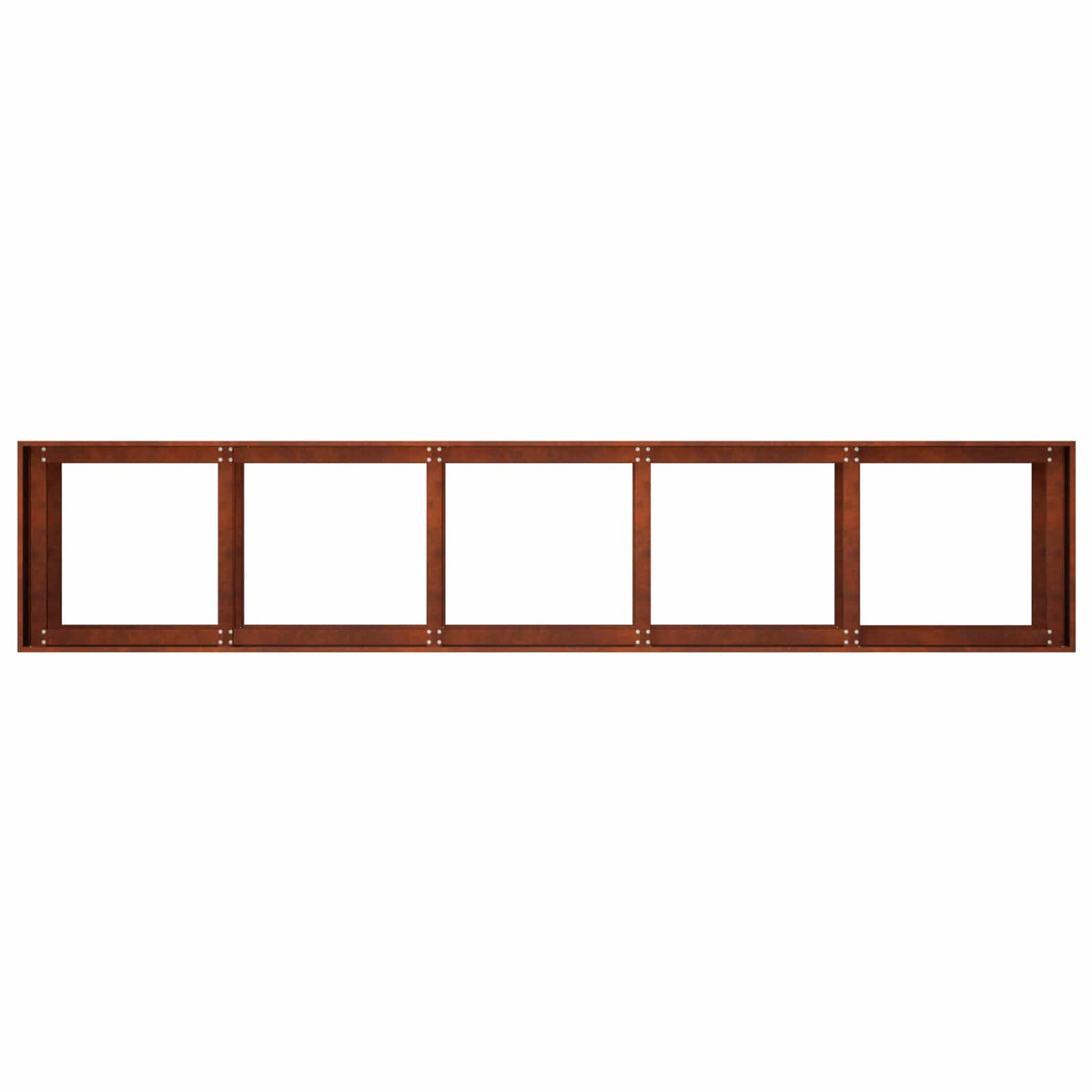 Plantenbak Roestkleurig 200 x 40 x 60 cm weervast staal