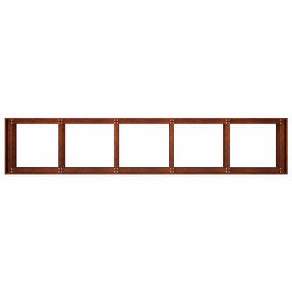 Plantenbak Roestkleurig 200 x 40 x 60 cm weervast staal