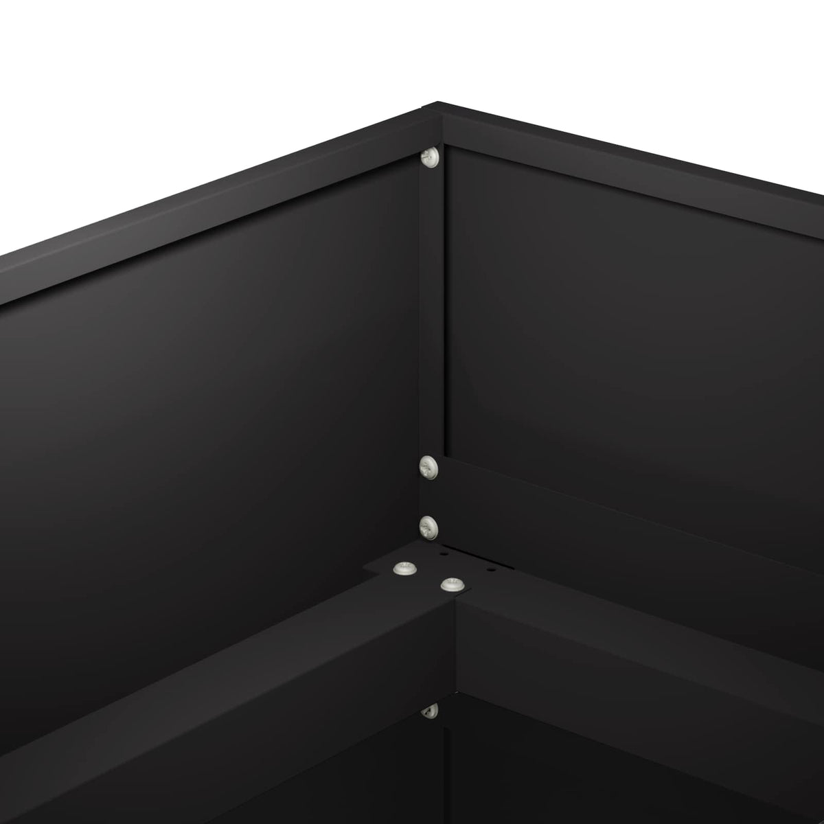 Plantenbak Zwart 280 x 40 x 60 cm Koudgewalst staal
