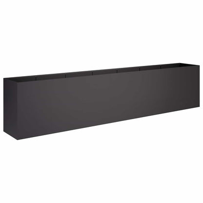 Plantenbak Zwart 280 x 40 x 60 cm Koudgewalst staal