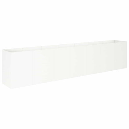 Plantenbak Wit 280 x 40 x 60 cm Koudgewalst staal
