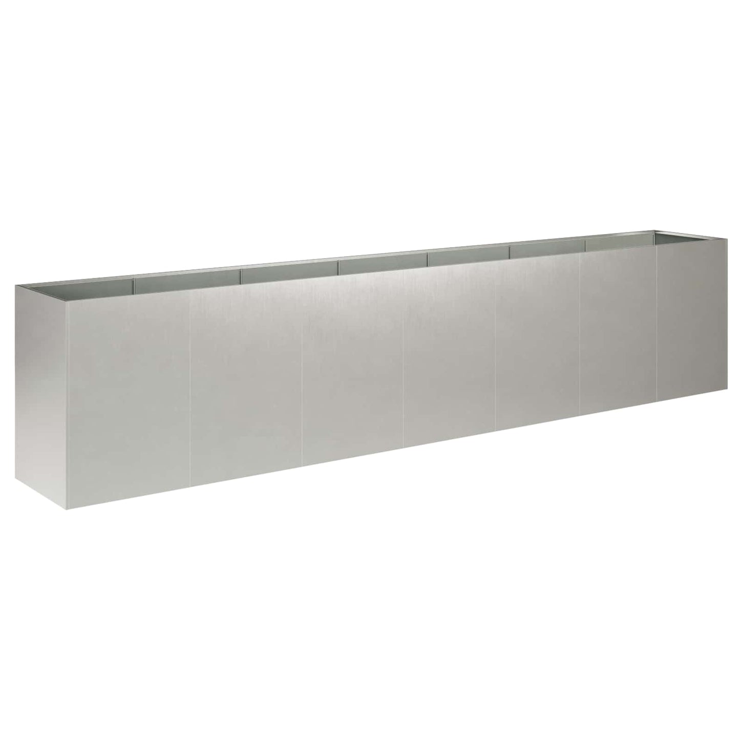 Plantenbak zilver 280 x 40 x 60 cm Roestvrij staal