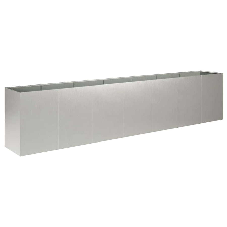 Plantenbak zilver 280 x 40 x 60 cm Roestvrij staal