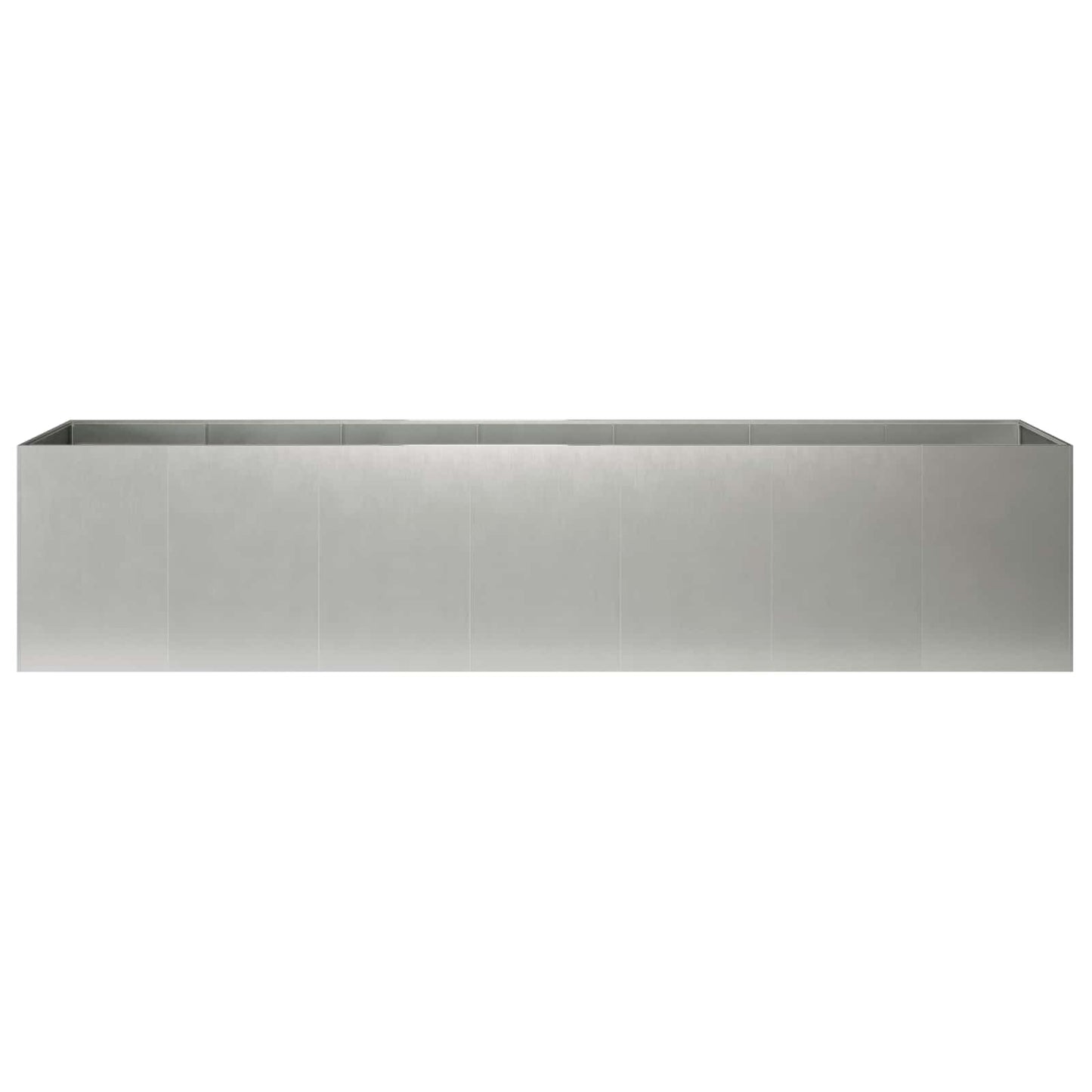 Plantenbak zilver 280 x 40 x 60 cm Roestvrij staal