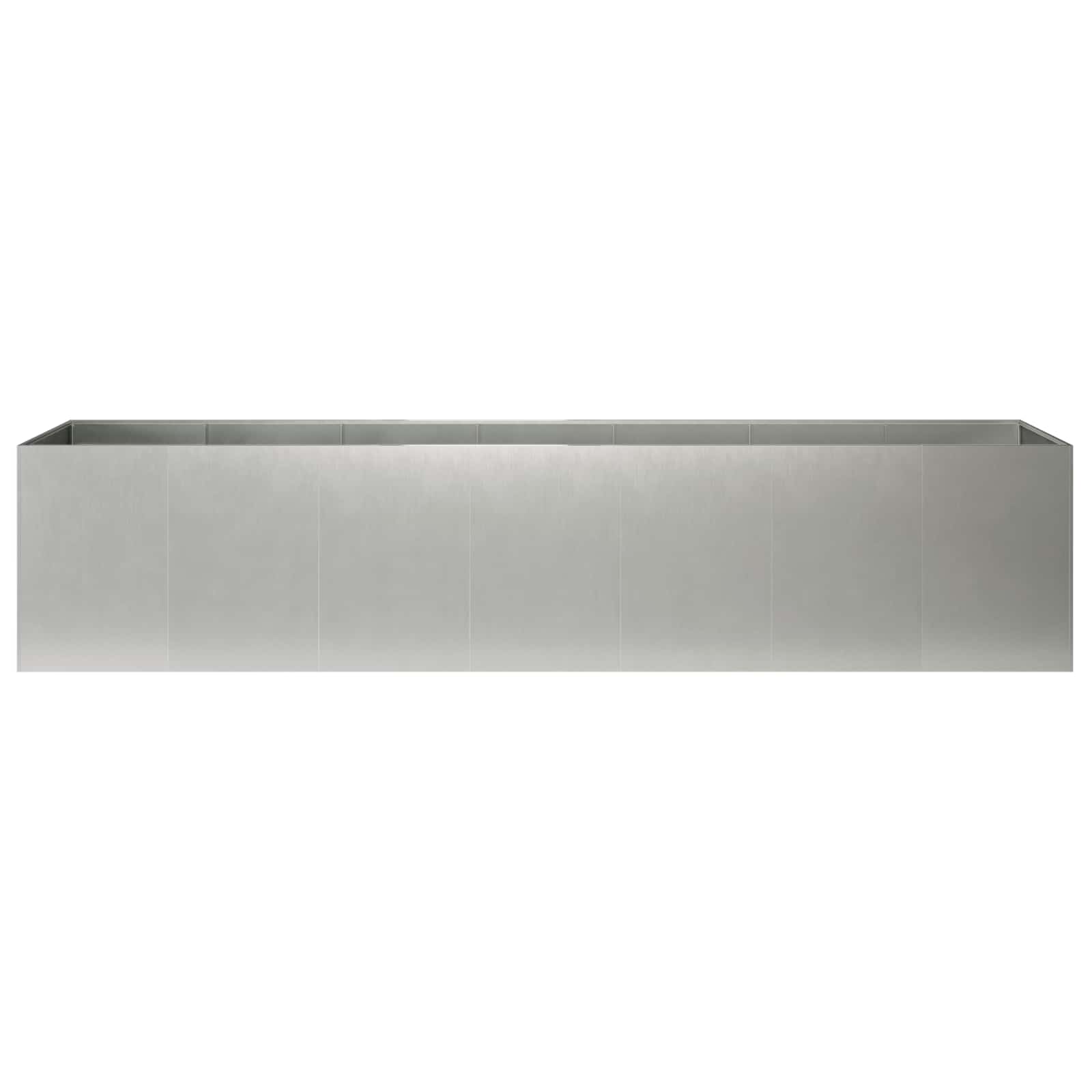 Plantenbak zilver 280 x 40 x 60 cm Roestvrij staal