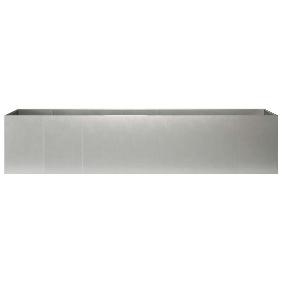 Plantenbak zilver 280 x 40 x 60 cm Roestvrij staal