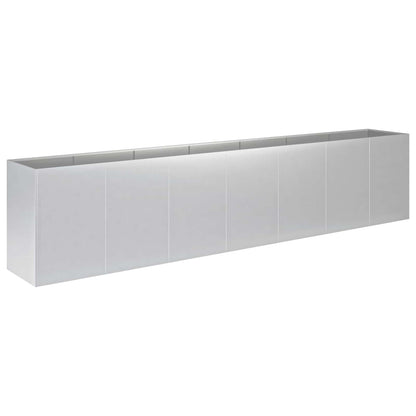 Plantenbak zilver 280 x 40 x 60 cm Gegalvaniseerd staal