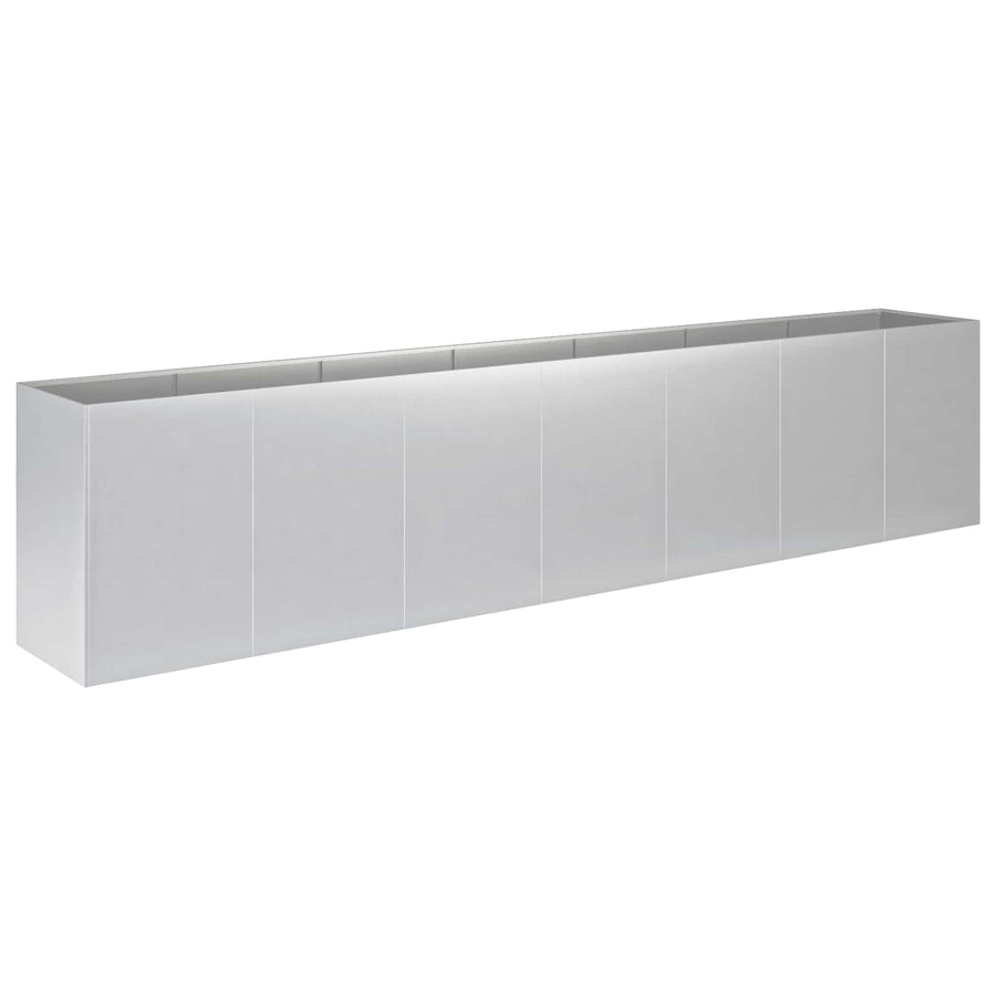 Plantenbak zilver 280 x 40 x 60 cm Gegalvaniseerd staal