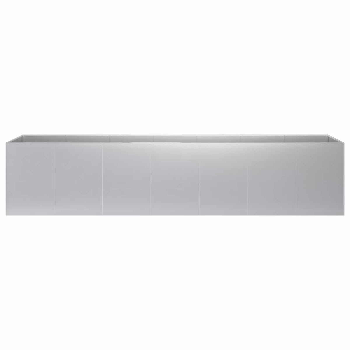 Plantenbak zilver 280 x 40 x 60 cm Gegalvaniseerd staal