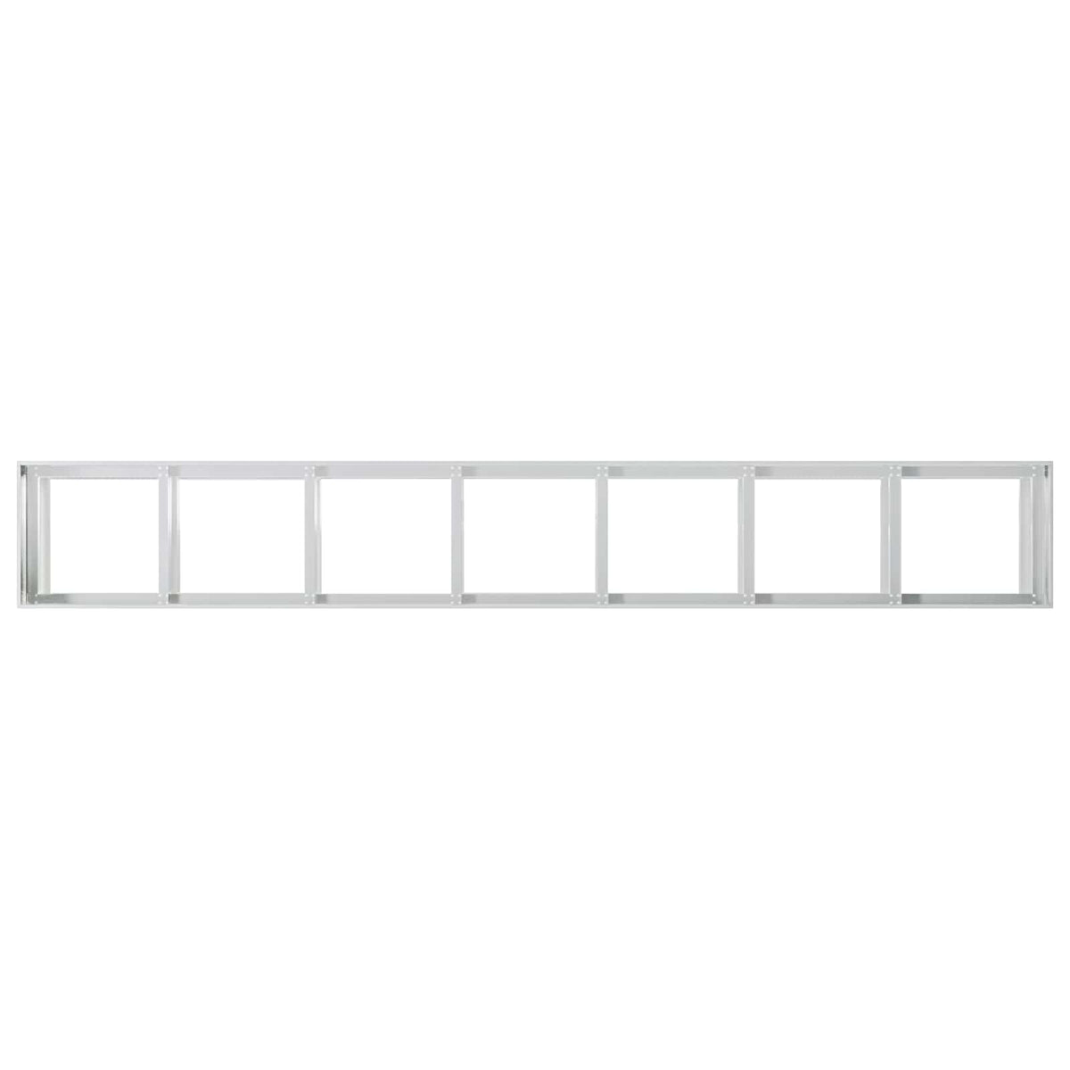 Plantenbak zilver 280 x 40 x 60 cm Gegalvaniseerd staal