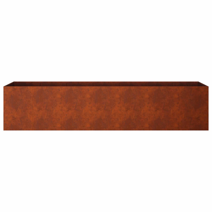 Plantenbak Roestkleurig 280 x 40 x 60 cm weervast staal