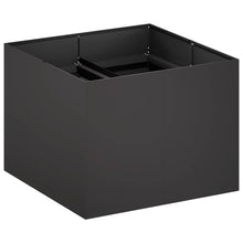 Plantenbak Zwart 80 x 80 x 60 cm Koudgewalst staal