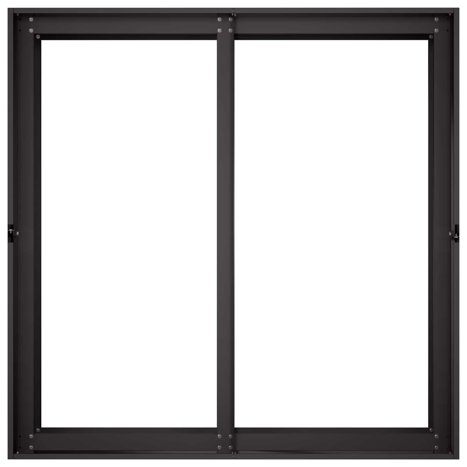 Plantenbak Zwart 80 x 80 x 60 cm Koudgewalst staal