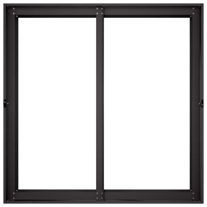 Plantenbak Zwart 80 x 80 x 60 cm Koudgewalst staal