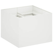 Plantenbak Wit 80 x 80 x 60 cm Koudgewalst staal