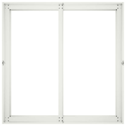 Plantenbak Wit 80 x 80 x 60 cm Koudgewalst staal