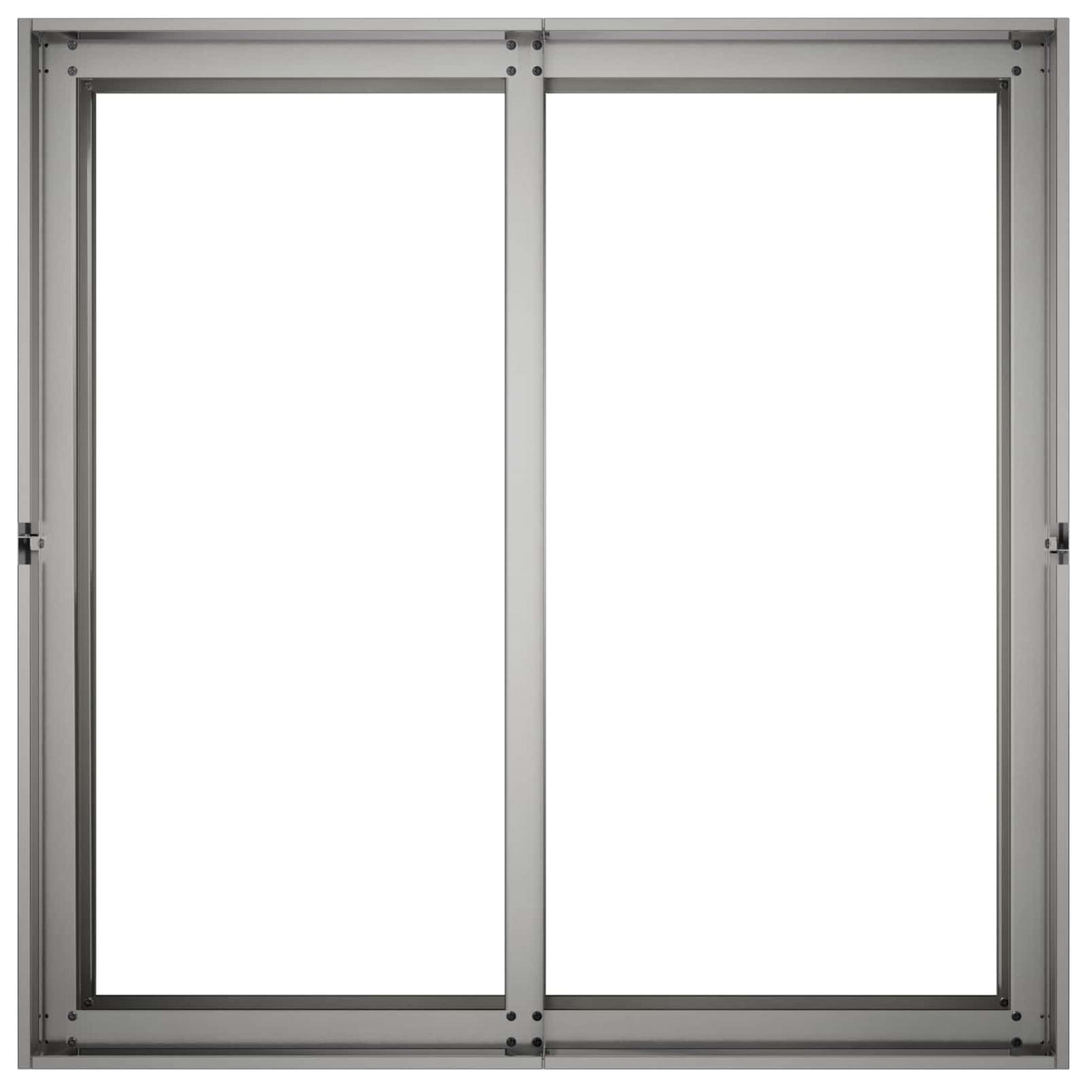 Plantenbak zilver 80 x 80 x 60 cm Roestvrij staal