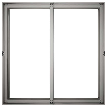 Plantenbak zilver 80 x 80 x 60 cm Roestvrij staal