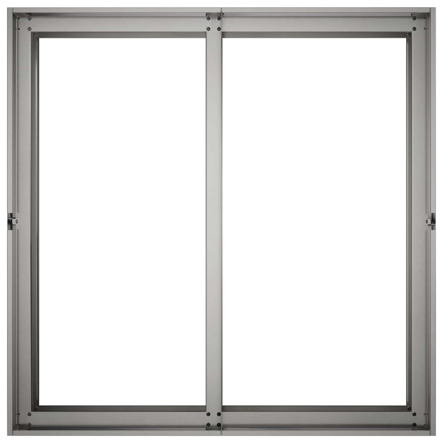 Plantenbak zilver 80 x 80 x 60 cm Roestvrij staal