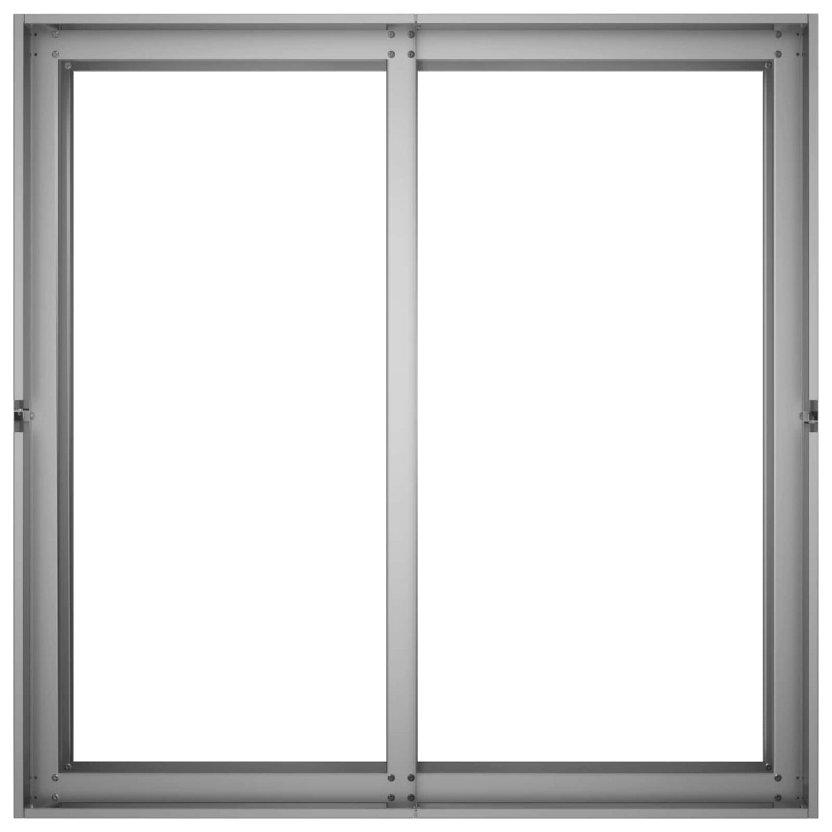 Plantenbak zilver 80 x 80 x 60 cm Gegalvaniseerd staal