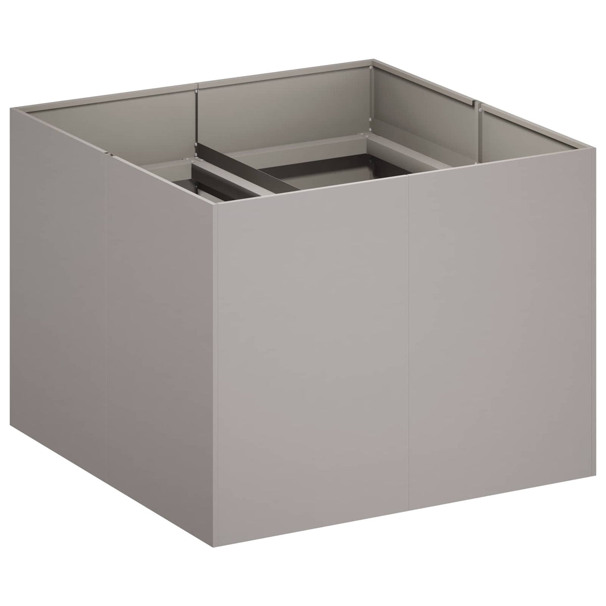 Plantenbak Roestkleurig 80 x 80 x 60 cm weervast staal