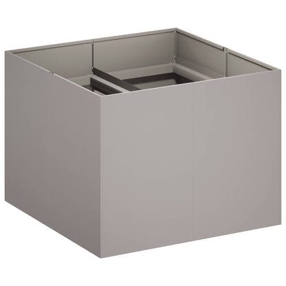 Plantenbak Roestkleurig 80 x 80 x 60 cm weervast staal