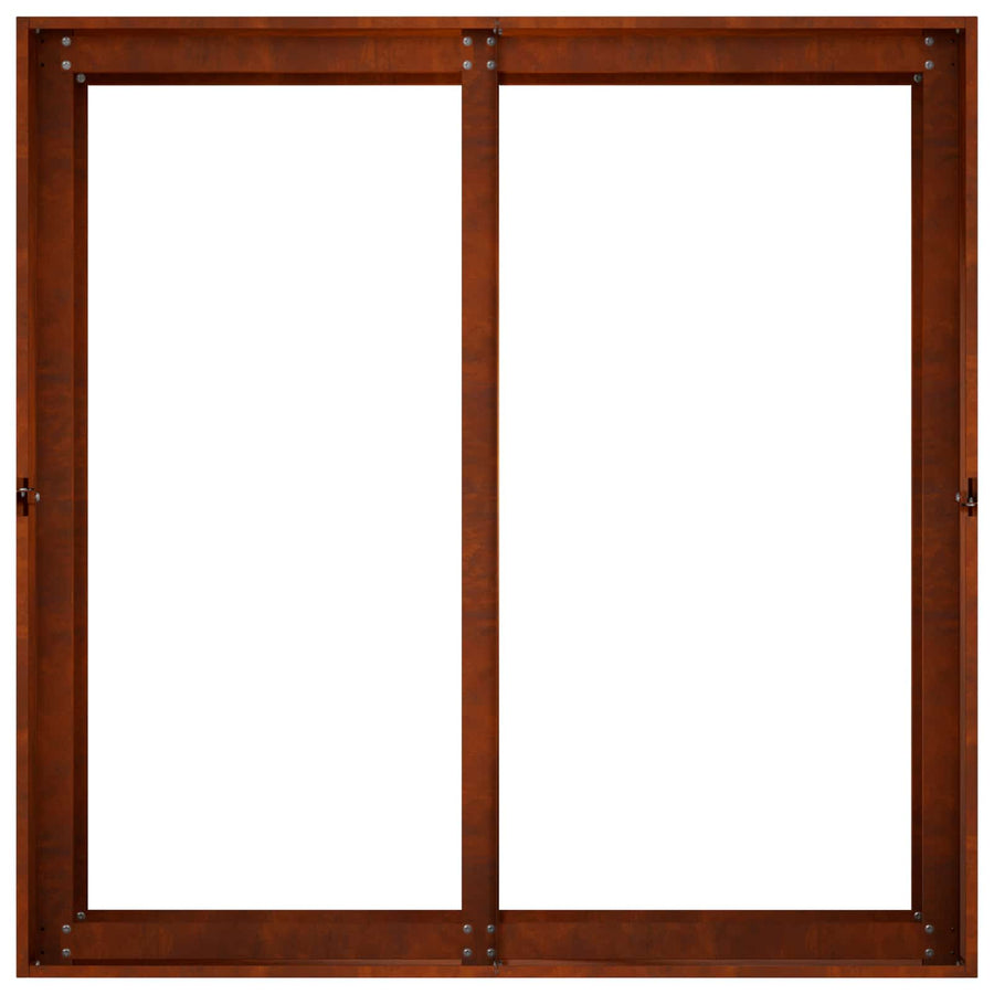 Plantenbak Roestkleurig 80 x 80 x 60 cm weervast staal