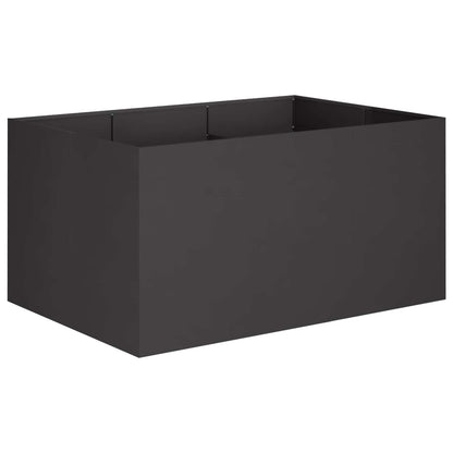 Plantenbak Zwart 120 x 80 x 60 cm Koudgewalst staal
