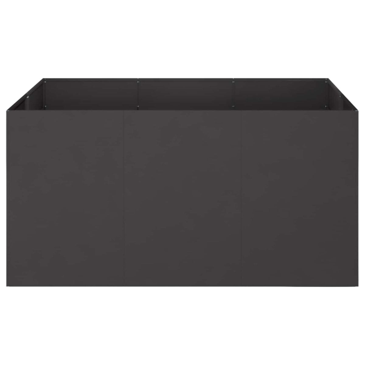 Plantenbak Zwart 120 x 80 x 60 cm Koudgewalst staal