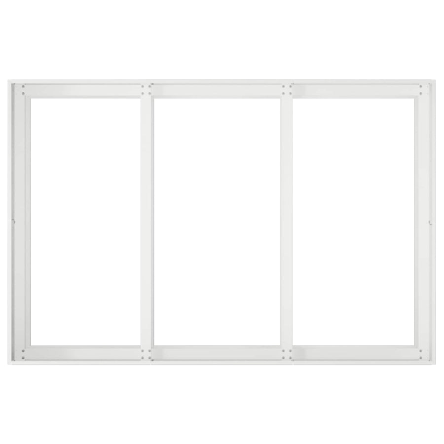 Plantenbak Wit 120 x 80 x 60 cm Koudgewalst staal