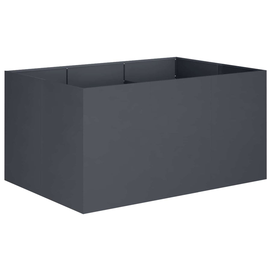 Plantenbak Antraciet 120 x 80 x 60 cm Koudgewalst staal