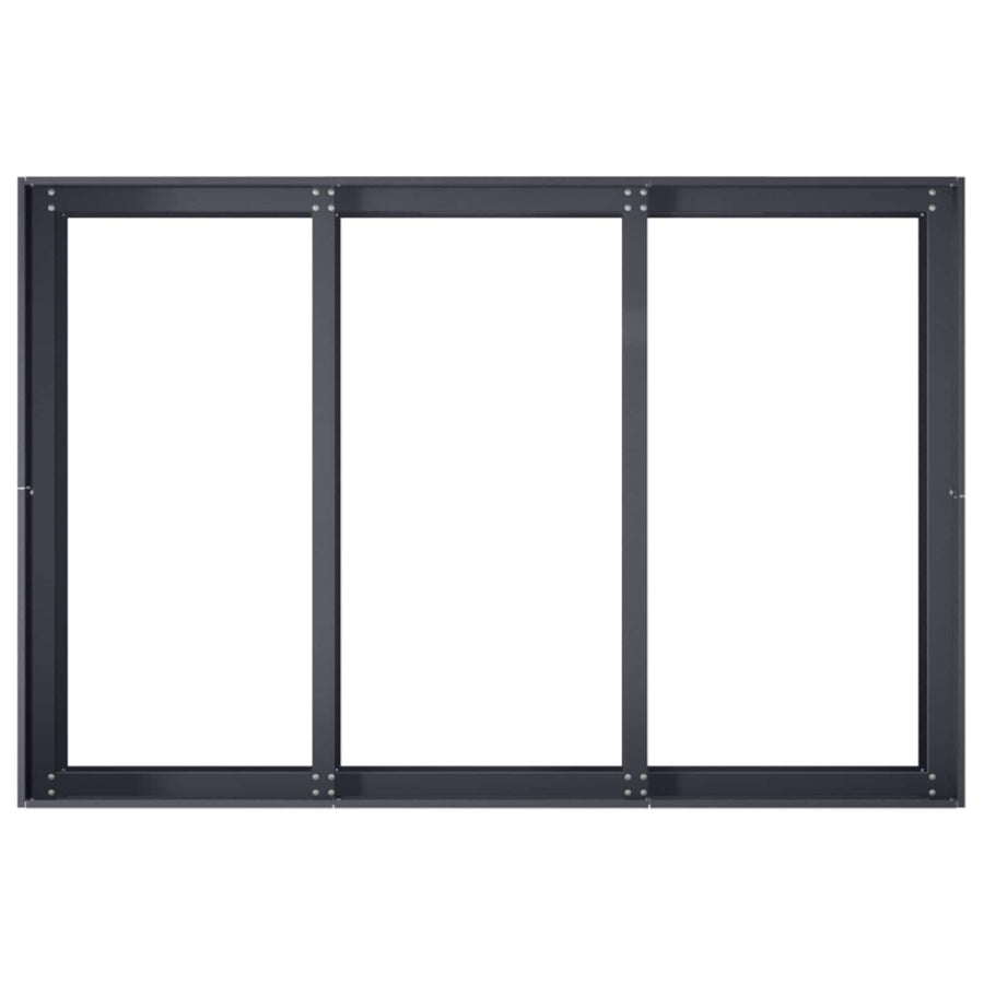 Plantenbak Antraciet 120 x 80 x 60 cm Koudgewalst staal