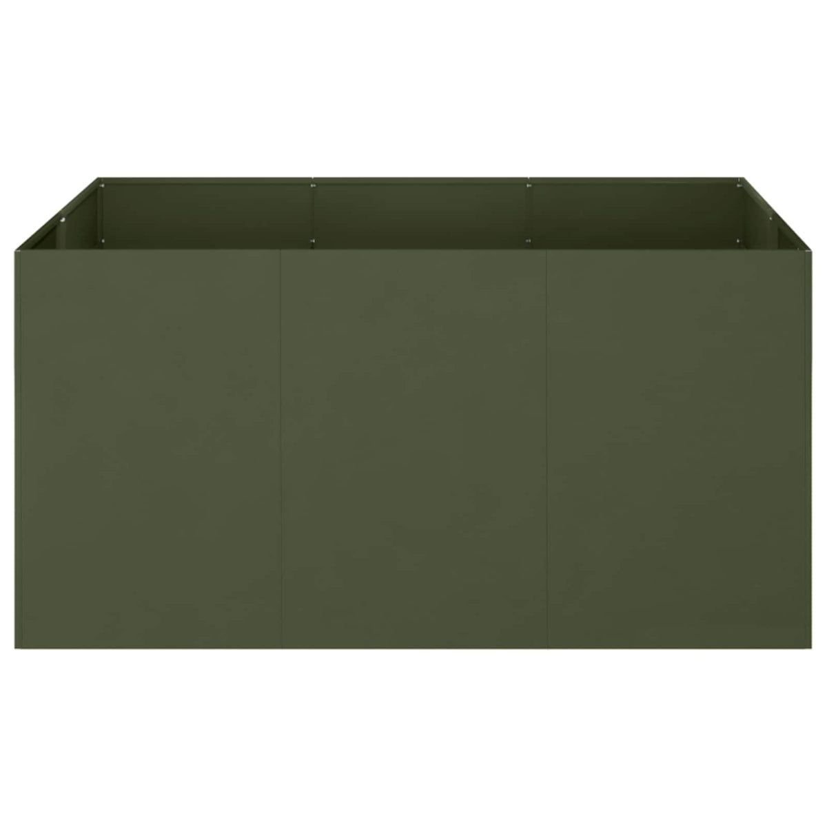 Plantenbak Olijfgroen 120 x 80 x 60 cm Koudgewalst staal