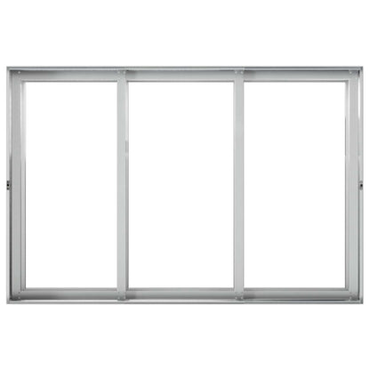 Plantenbak zilver 120 x 80 x 60 cm Gegalvaniseerd staal