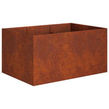 Plantenbak Roestkleurig 120 x 80 x 60 cm weervast staal