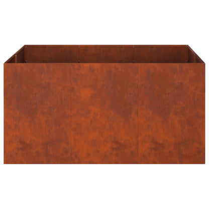 Plantenbak Roestkleurig 120 x 80 x 60 cm weervast staal