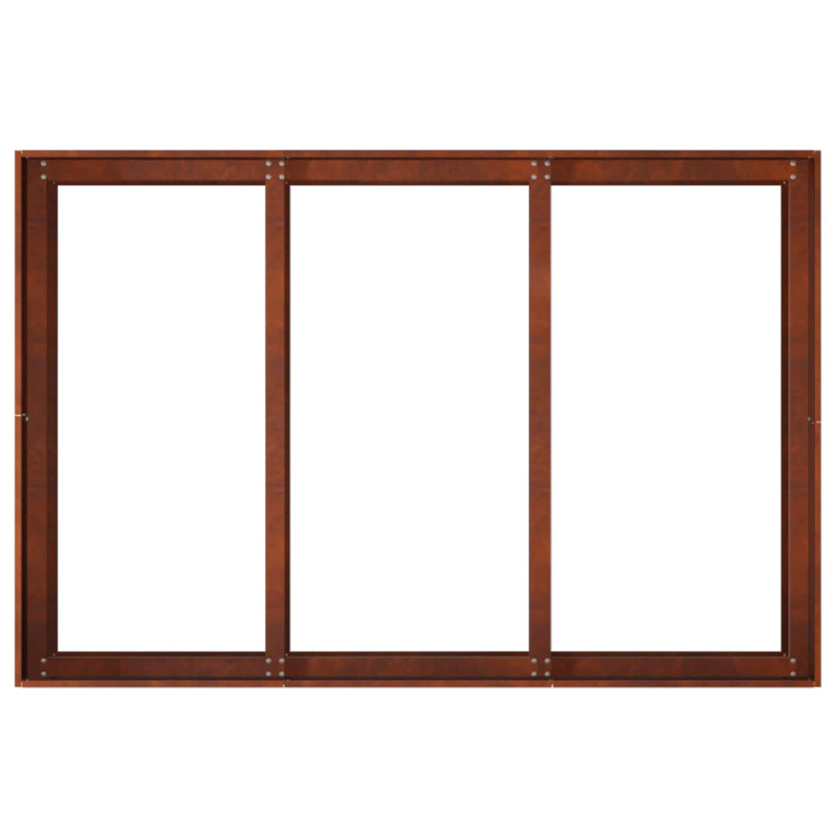 Plantenbak Roestkleurig 120 x 80 x 60 cm weervast staal