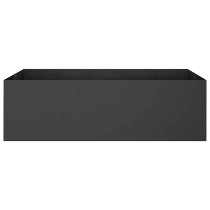 Plantenbak Zwart 200 x 80 x 60 cm Koudgewalst staal